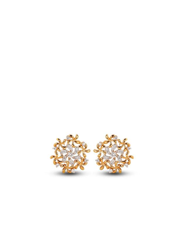 Pave Zircon Swirl-E005