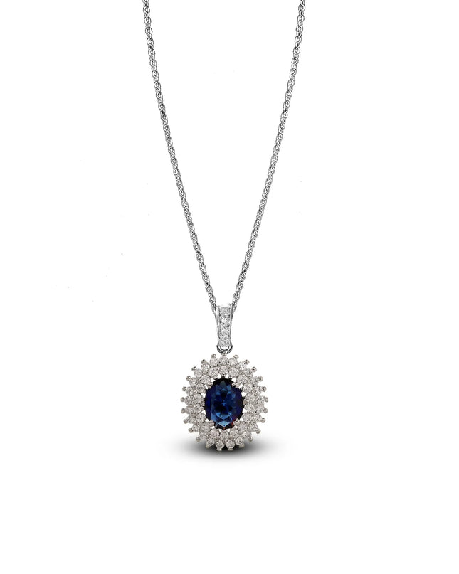 Elegant Blue Sapphire-P001