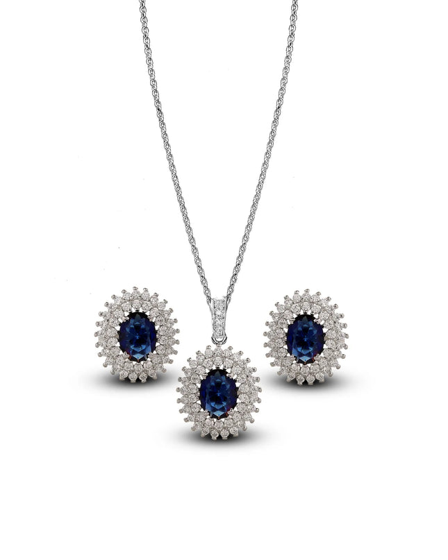 Elegant Blue Sapphire-P001