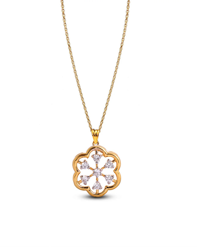 Floral Gold-Tone-P003