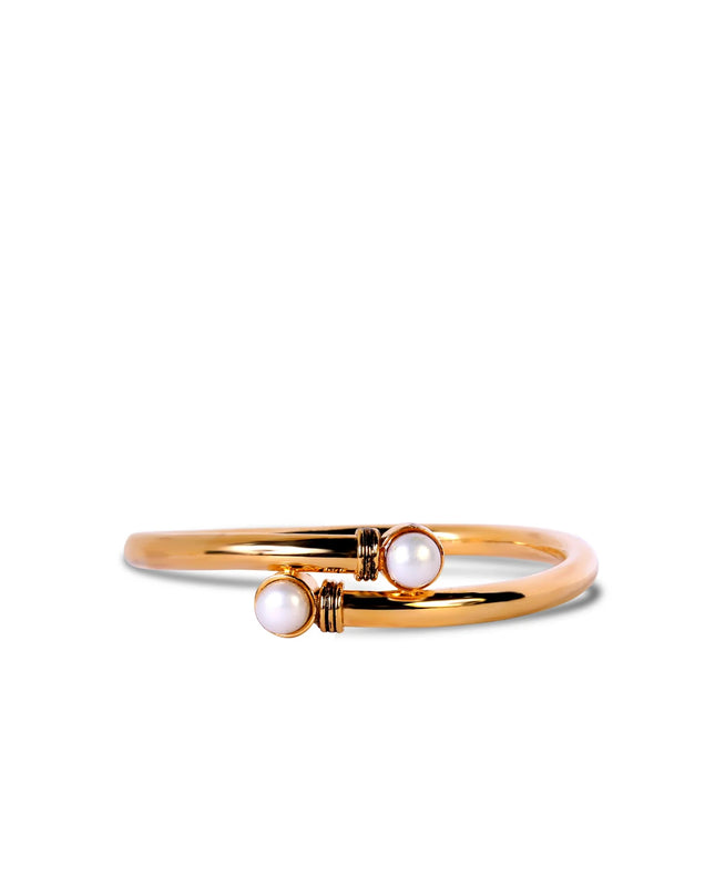 Twist Pearl Cuff-B009