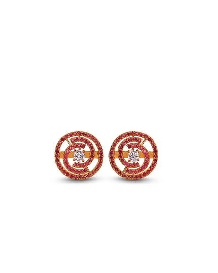 Gold Tone Floral Set-P004