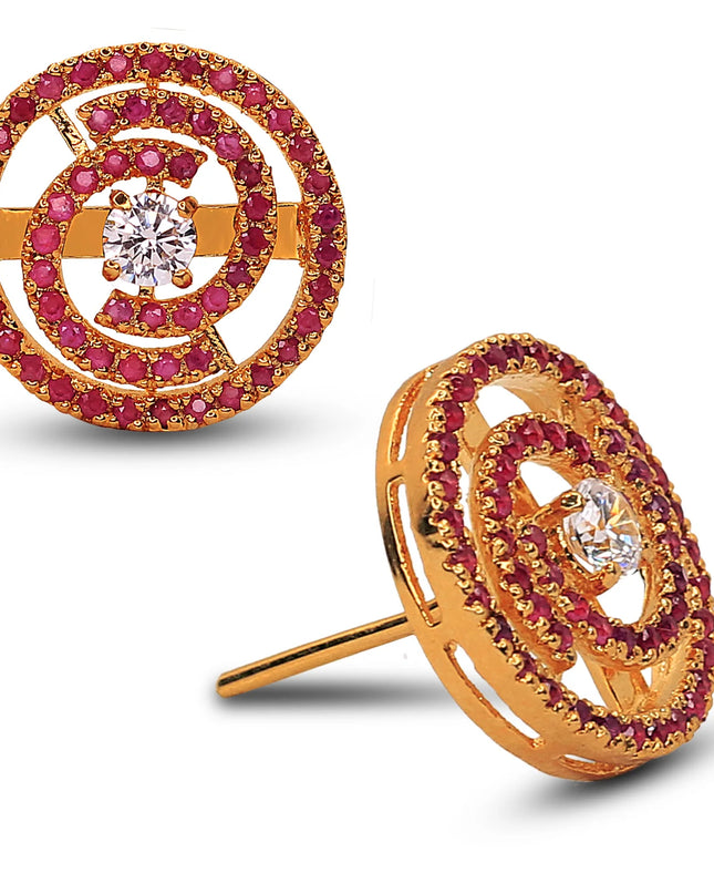 Gold Tone Floral Set-P004
