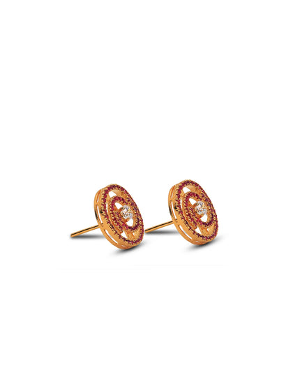 Gold Tone Floral Set-P004