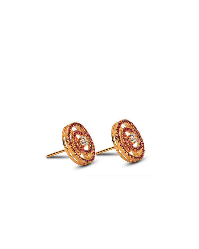 Gold Tone Floral Set-P004