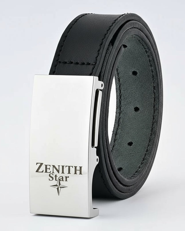 Black Luxury Leather-B002